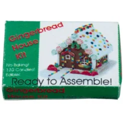 Dollhouse Miniature Gingerbread House Box