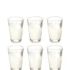 Dollhouse Miniature Glasses of Milk