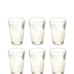 Dollhouse Miniature Glasses of Milk