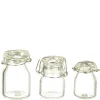 Dollhouse Miniature Glass Canisters
