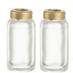 Dollhouse Miniature Glass Canisters