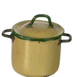 Dollhouse Miniature Gold Stock Pot