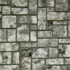 Dollhouse Miniature Gray Cut Stone Veneer