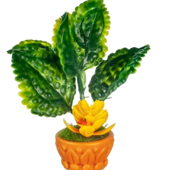 Dollhouse Miniature Greenery In Pot