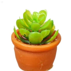 Dollhouse Miniature Greenery Terra Cotta Pot