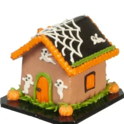 Dollhouse Miniature Halloween Gingerbread House
