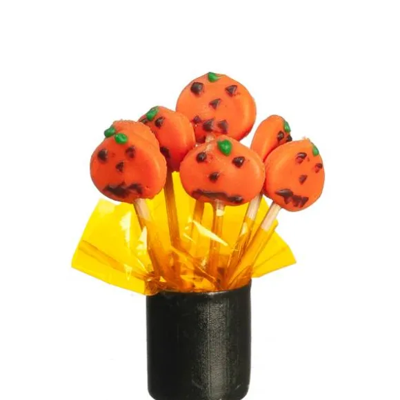 Dollhouse Miniature Halloween Lollipops
