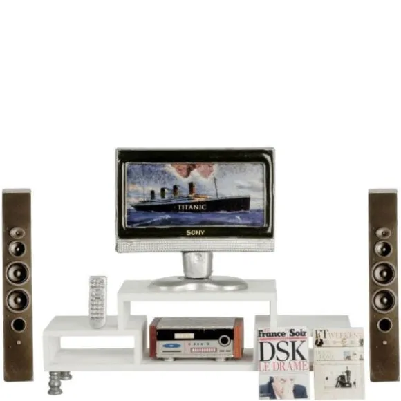 Dollhouse Miniature Home Cinema