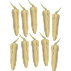 10 Dollhouse Miniature Hot Peppers