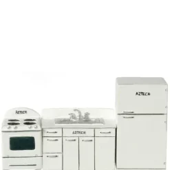 1/24 Dollhouse Miniature Kitchen Set