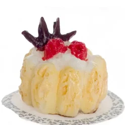 2 Dollhouse Miniature Lady Finger Cakes