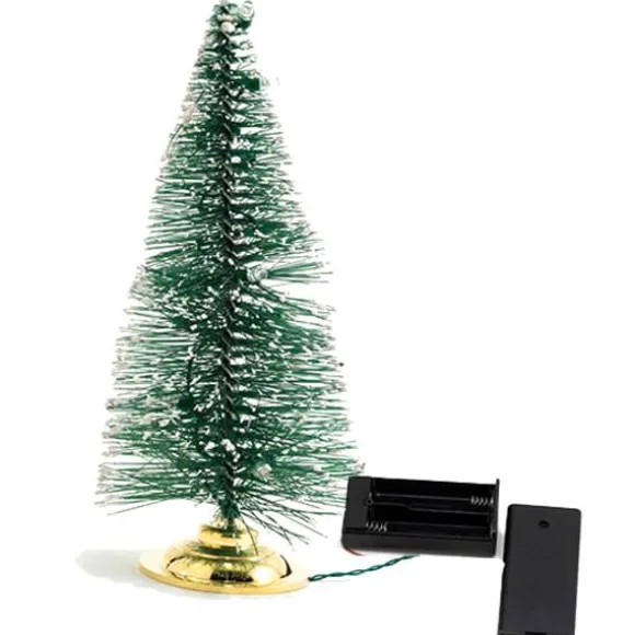 Dollhouse Miniature LED Lighted Christmas Tree