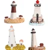 Dollhouse Miniature Lighthouse Figurine Set