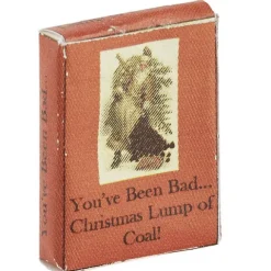 Dollhouse Miniature Lump of Coal