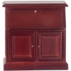 Dollhouse Miniature Mahogany Desk