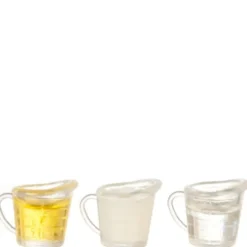 3 Dollhouse Miniature Measuring Cups