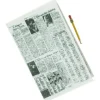 Dollhouse Miniature Newspaper with Pencil