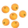 6 Dollhouse Miniature Oranges