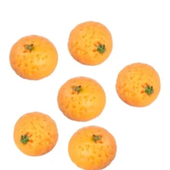 6 Dollhouse Miniature Oranges