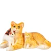 Dollhouse Miniature Orange Cat with Kittens