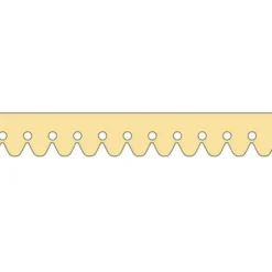 Dollhouse Miniature Picket Trim