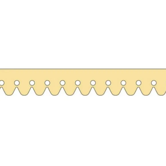 Dollhouse Miniature Picket Trim