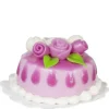 Dollhouse Miniature Pink Rose Cake