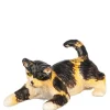 Dollhouse Miniature Playing Calico Cat