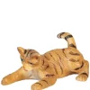 Dollhouse Miniature Playing Tabby Cat