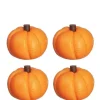 4 Dollhouse Miniature Pumpkins