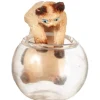 Dollhouse Miniature Reaching Siamese Cat