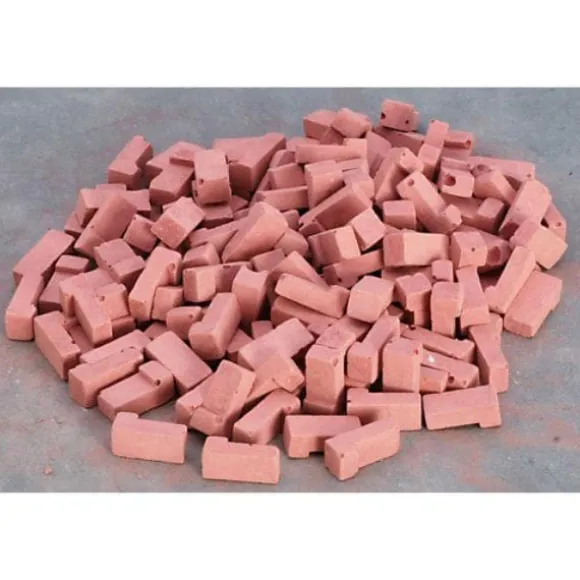 Dollhouse Miniature Red Corner Bricks