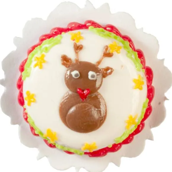 Dollhouse Miniature Reindeer Cake