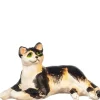 Dollhouse Miniature Relaxed Calico Cat