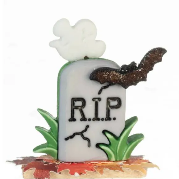 Dollhouse Miniature RIP Tombstone