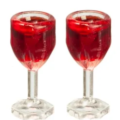 Dollhouse Miniature Rose Wine