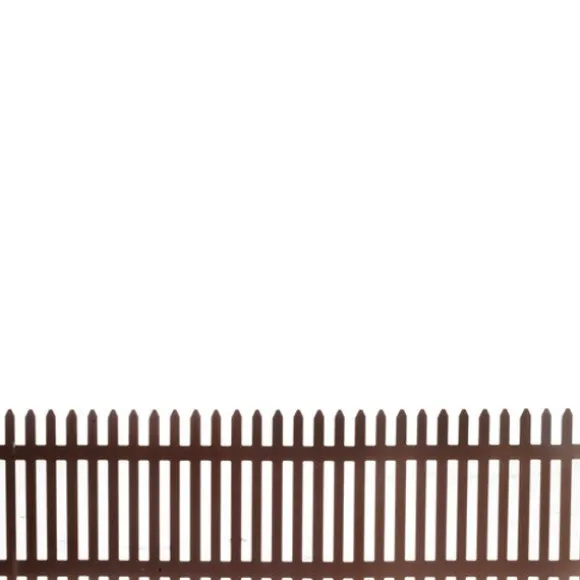 Dollhouse Miniature Rustic Tin Picket Fence