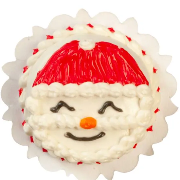 Dollhouse Miniature Santa Cake