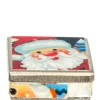 Dollhouse Miniature Santa Cookie Tin