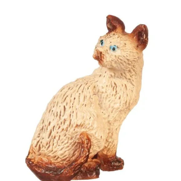 Dollhouse Miniature Siamese Looking Cat