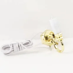 Dollhouse Miniature Single Candle 12V Wall Sconce