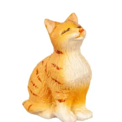 Dollhouse Miniature Sitting Orange Cat