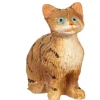 Dollhouse Miniature Sitting Tabby Cat