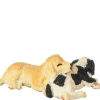 Dollhouse Miniature Sleeping Puppies