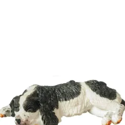 Dollhouse Miniature Sleeping English Springer Spaniel