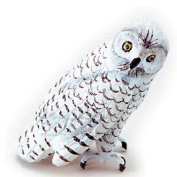Dollhouse Miniature Snowy Owl
