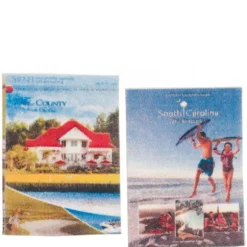 Dollhouse Miniature South Carolina Travel Magazines