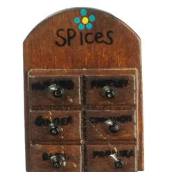 Dollhouse Miniature Spice Rack
