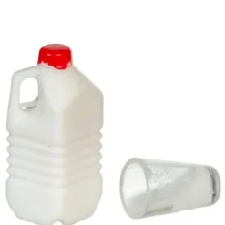 Dollhouse Miniature Spilled Milk Set