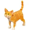 Dollhouse Miniature Standing Orange Cat